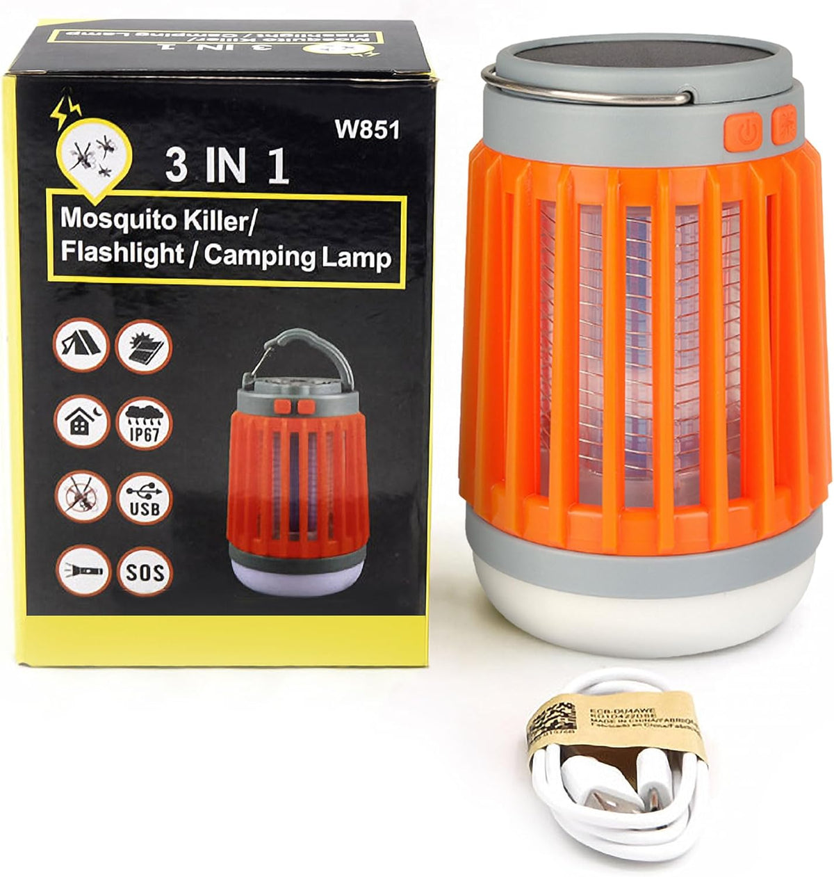 Fuzebug Buzz Blast Pro Mosquito Killer Solar Bug Zapper Outdoor Waterproof and Indoor Buzz Blast