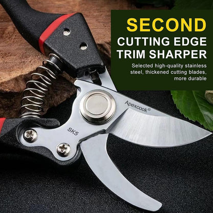Garden Shears, Handheld Pruning Shears for Heavy Duty, Ergonomic Gardening Tools for Pruning