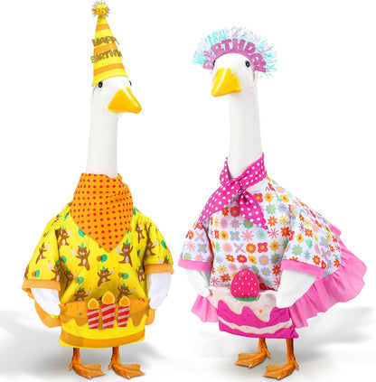 Abbylike Porch Goose Outfits Porch Yard Goose Outfits Clothes Costume Fits Large 23'' Cement for