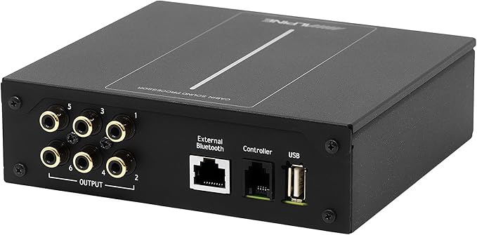Alpine PXE-C60-60 Optim6 6-Channel Hi-Res Sound Processor with Automatic Sound Tuning