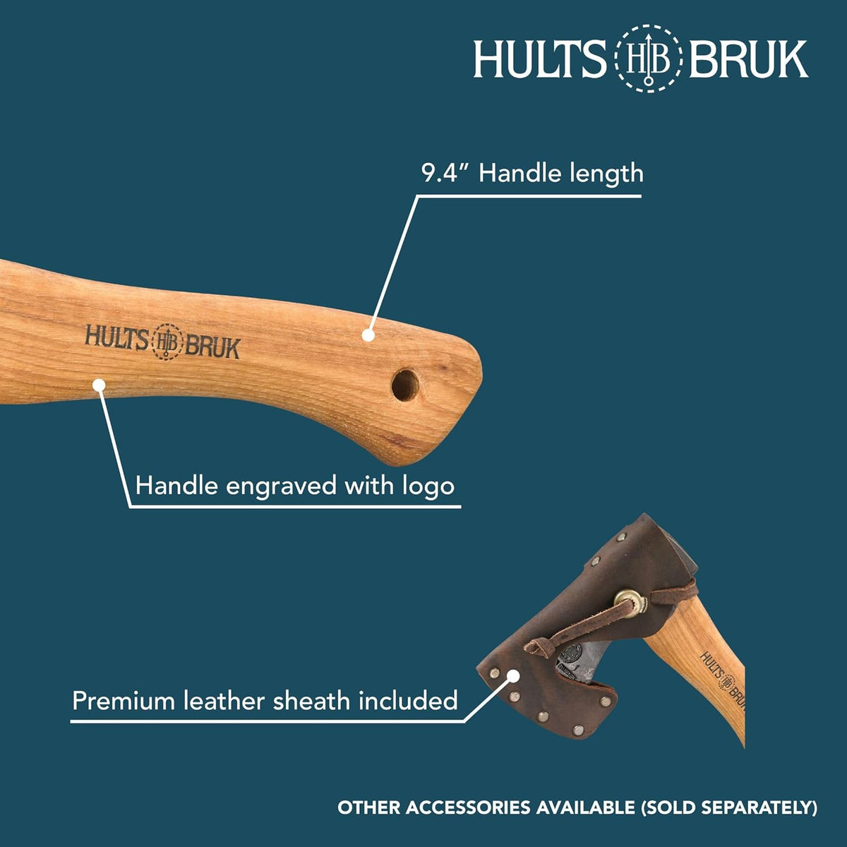 Hults Bruk 840762 Jonaker Hatchet - 1 lb Head, 9.4" Handle