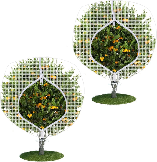 Fruit Tree Netting Covers with Zipper to Protect from Squirrels and Birds Large Netting for Fruit