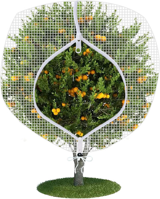 Fruit Tree Netting Covers with Zipper to Protect from Squirrels and Birds Large Netting for Fruit