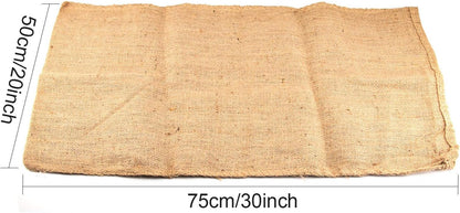 KEILEOHO 5 Pack 30 X 20 Inch Burlap Bags, Large Burlap Sacks, Potato Sack Race Bags for Gardening