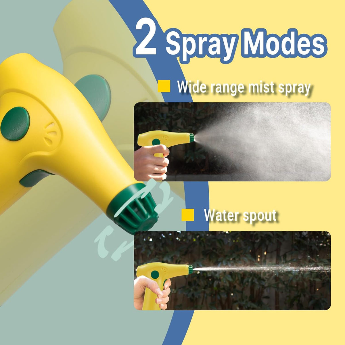 T TOVIA: Garden Sprayer 1 Liter Battery Spray Bottle Powered Electric, Rechargeable, Portable