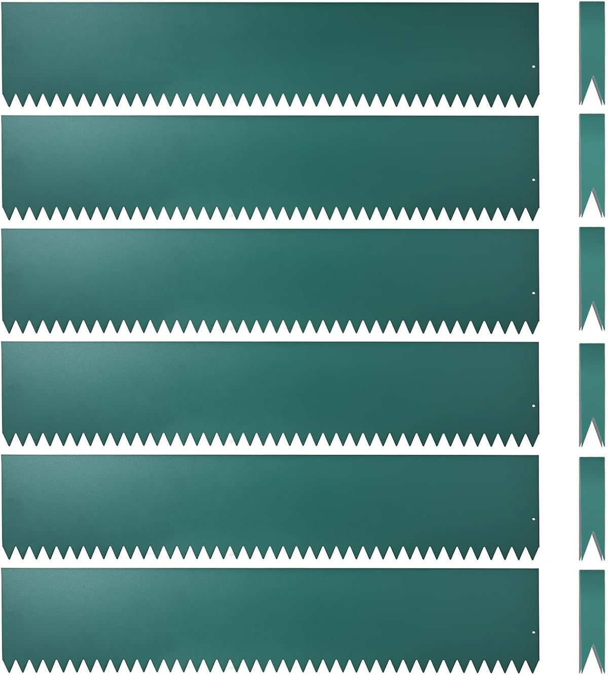 Landscape Edging Kit, Galvanized Steel Edging Landscape Lawn Edging Powder for Lawn Yard, Coated