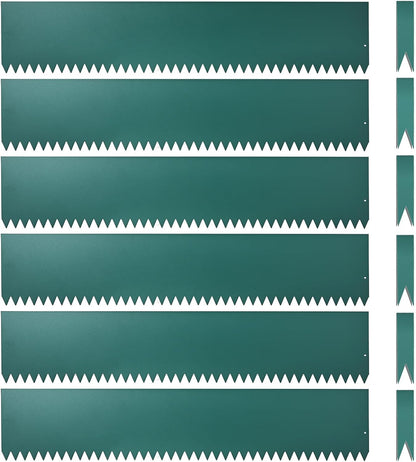 Landscape Edging Kit, Galvanized Steel Edging Landscape Lawn Edging Powder for Lawn Yard, Coated