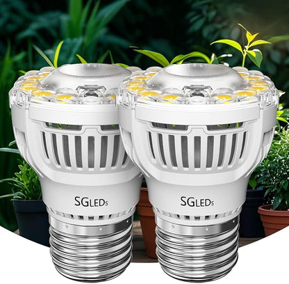 Grow Light Bulbs for Indoor Growing, A15 7W LED Grow Lights for Indoor Plants Seed Starting, High