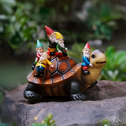 Garden Gnomes, Funny Garden Gnomes, Resin Garden Decor, Oudoor Decorations, Hand-Painted
