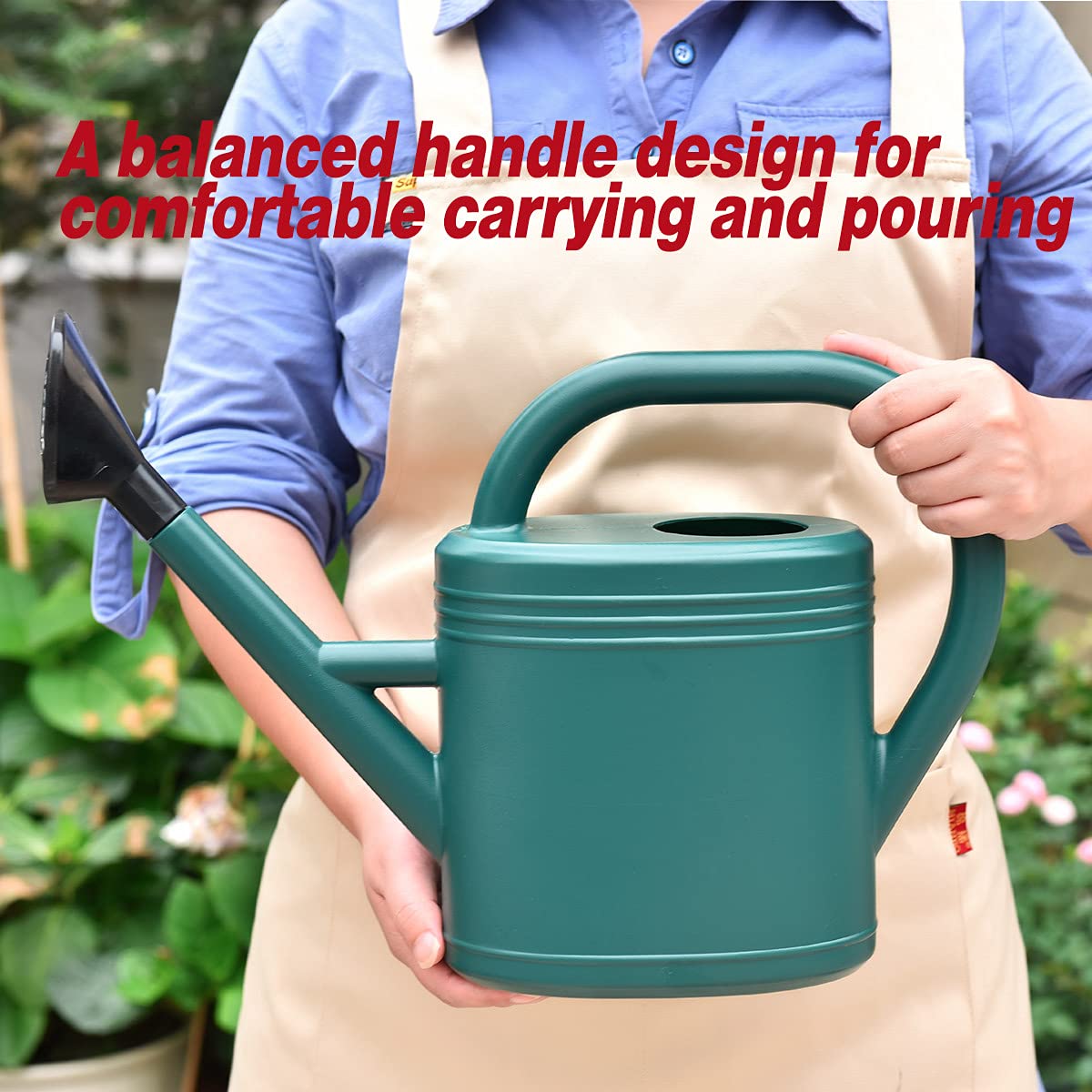 Watering Can 1 Gallon for Indoor Plants, Garden, Outdoor Plant House Flower, Gallon Large Long