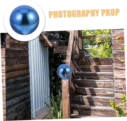 Garden Gazing Ball Reflective Surface Polished Decorative Ball for Lawn Statue 12 Inches for
