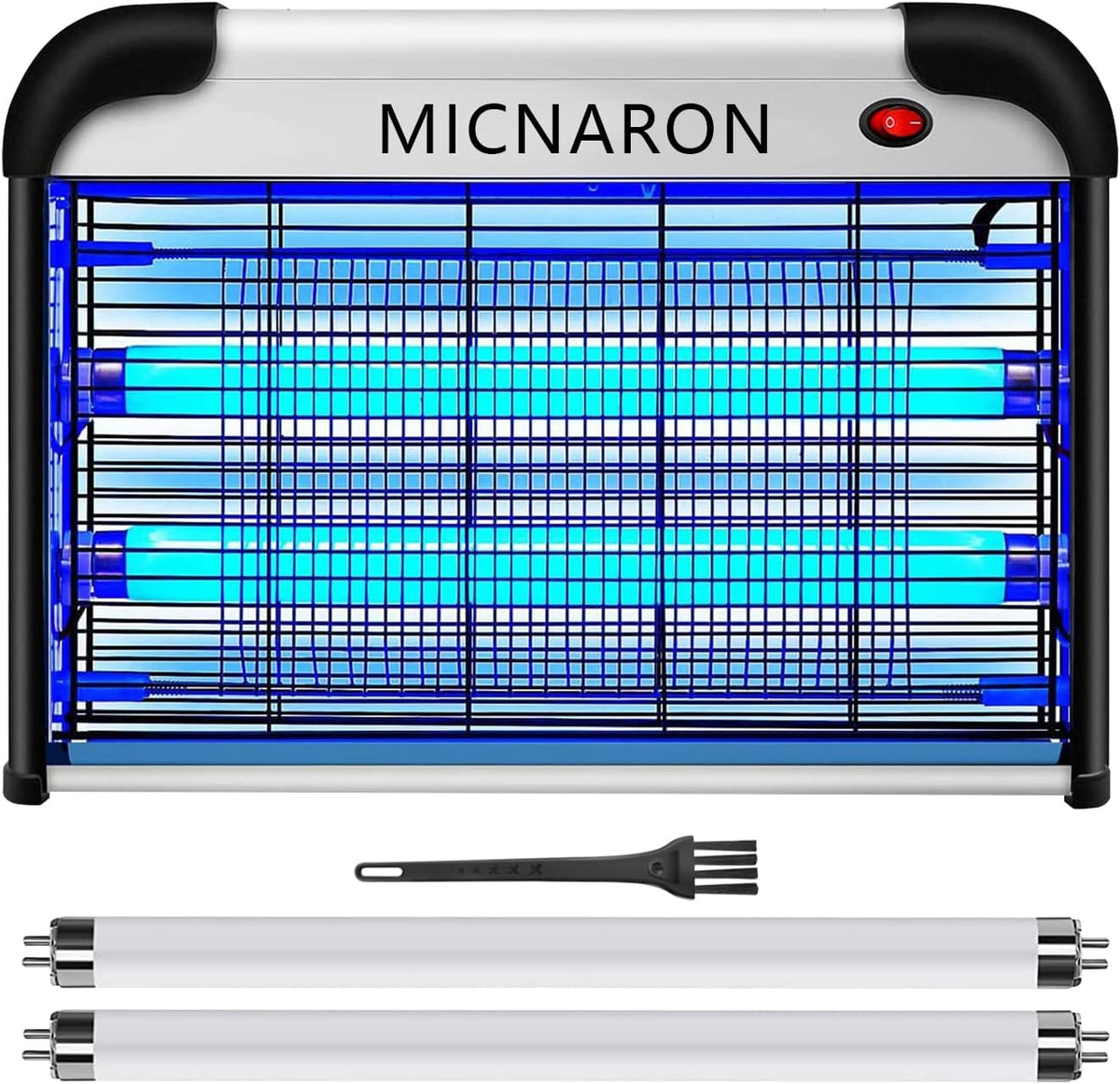 Indoor Electric Bug Zapper, 2800V Powerful Flying Insect Mosquito Killer w/ 20W Blue Light Attract