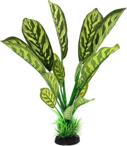 ALEGI Silk Aquarium Plants, 12 Inch Artificial Silk Plants Decorations for Fish Tank,Aquarium Décor