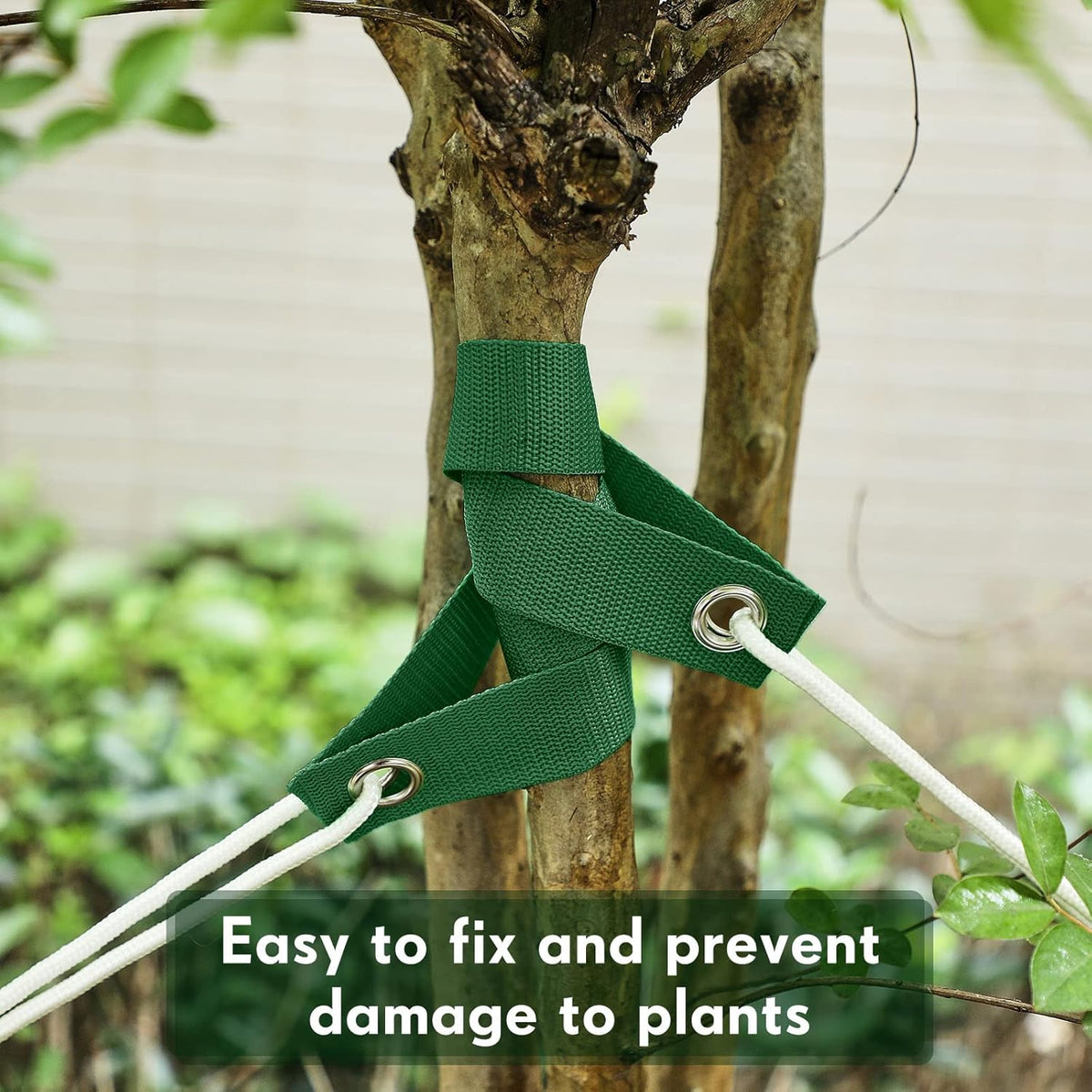48 Pcs 15.74 Inches Tree Straps for Staking with Grommet Heavy Duty Young Tree and Plant Supports