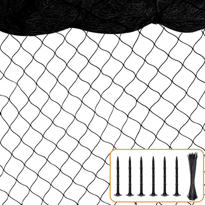 100'x100' Bird Netting for Chicken Coop, Nylon 3/4" Mesh Poultry Netting Chicken Nettings Roof