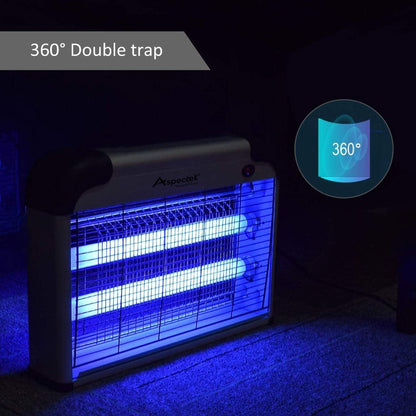 Aspectek 20W Electric Indoor Bug Zapper, Mosquito, Moth, Wasp, Insect Killer, Fly Zapper, Bug Lamp