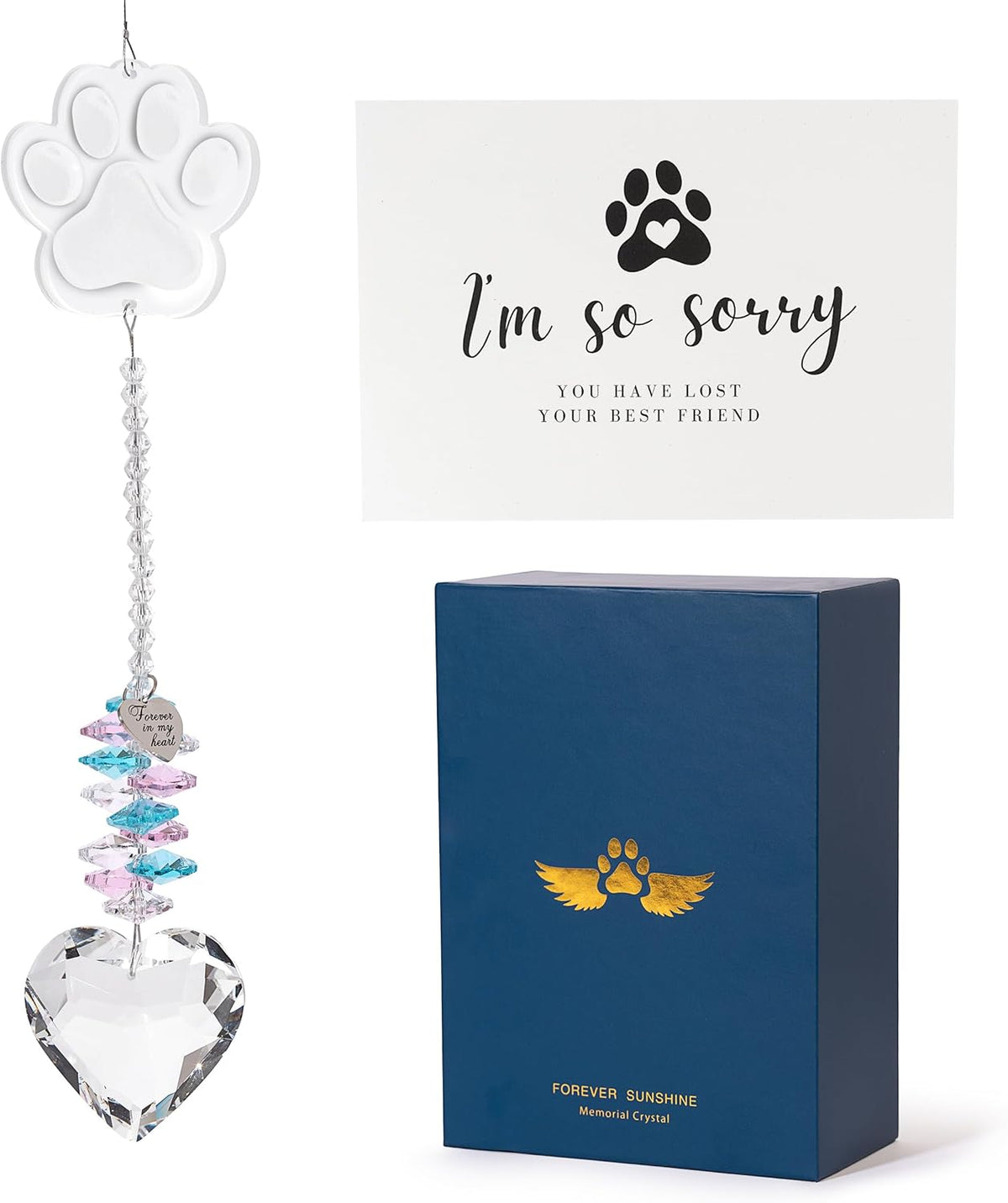 Pet Memorial Suncatcher, Dog Memorial Gifts, Pet Loss, Pet Sympathy, Thoughtful Dogs and Cats