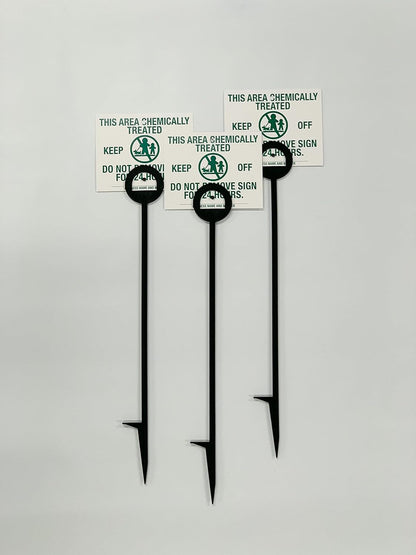 Lawn Treatment Application Stakes & Iowa Signs (Premium Style Stakes / 500 pc. Pack)