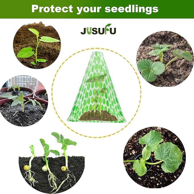 Garden Cloches for Plants, 20 Pack Plant Covers Reusable Plant Bell Cover Protects Plants from
