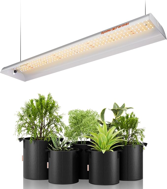 Spider Farmer SF300 LED Grow Lights Sunlike Full Spectrum Plant Grow Light for Indoor Plants