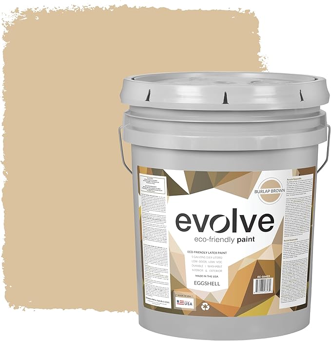 EVOLVE Paint & Primer: Environment-friendly, Low Sheen with One-coat Coverage for Interior &