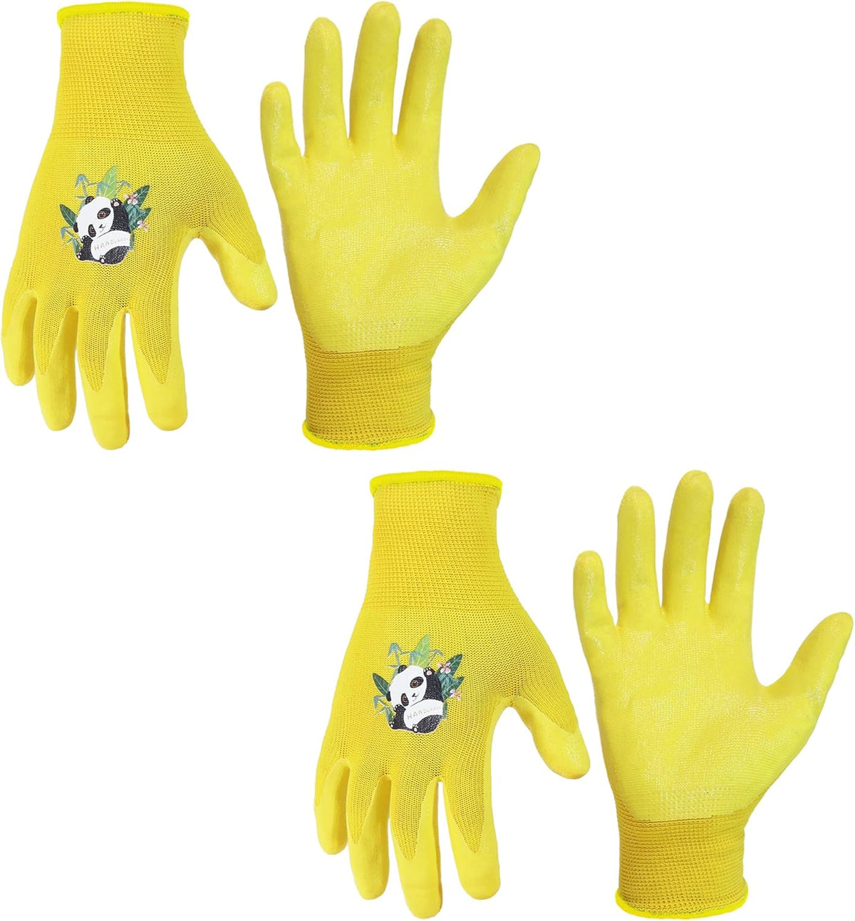 HANDLANDY 2 Pairs Kids Gardening Gloves, Toddler Children Garden Yard Work Outdoor Playing Gloves