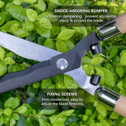 Berry&Bird Garden Hedge Shears,19.88''Heavy Duty Pruning Shear for Trimming Borders and Bushes
