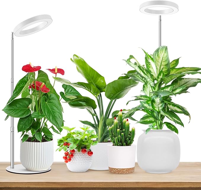 Grow Lights for Indoor Plants, Full Spectrum Plant Lights for Indoor Growing, 9.8"-37.4" Height
