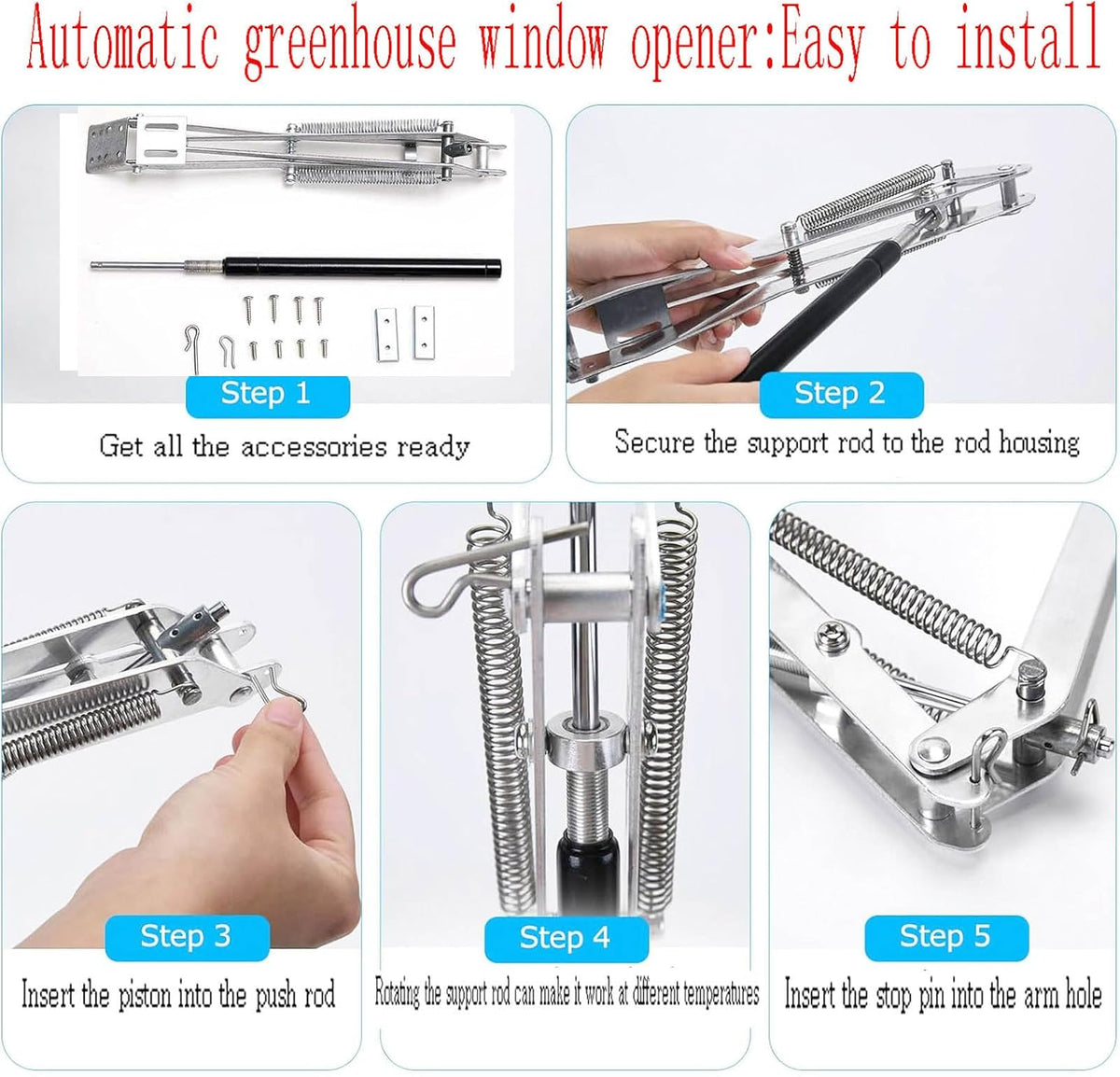 Automatic Greenhouse Ventilation Solar Thermal Roof Ventilation Automatic Window Opener, Greenhouse