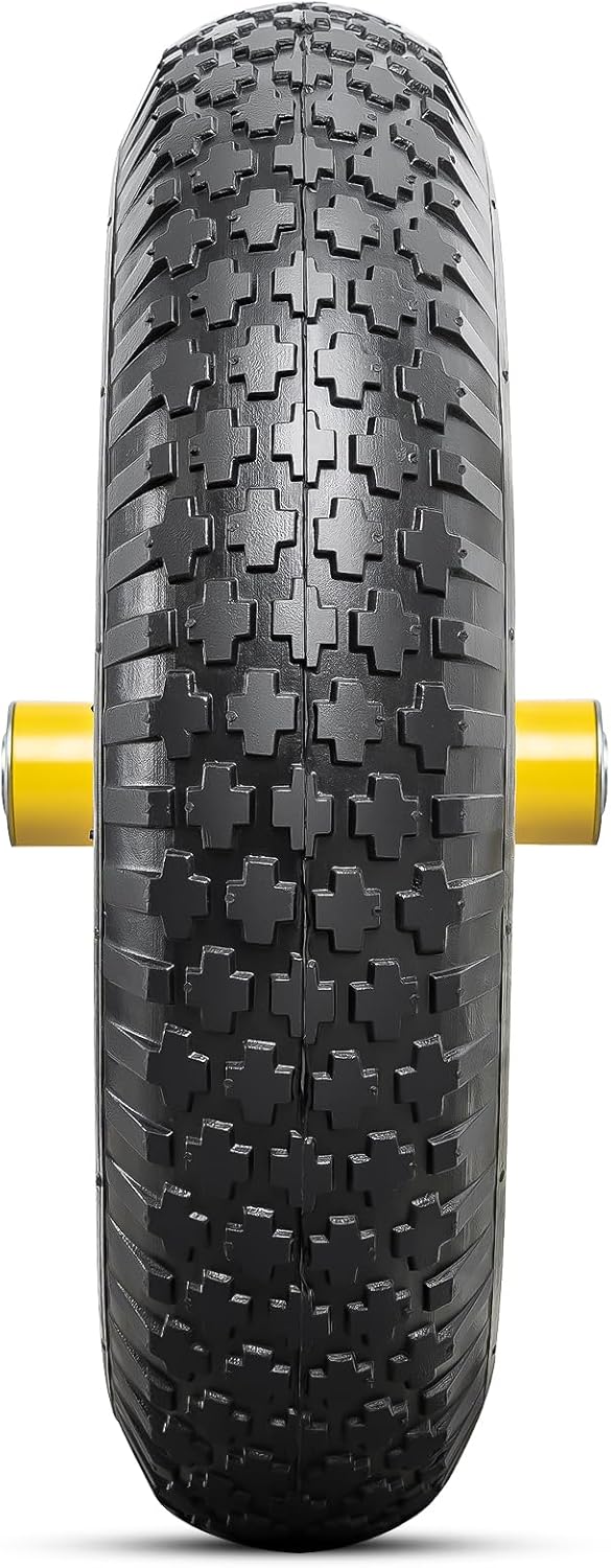 4.80/4.00-8 Tires and Wheels, Replacement Pneumatic Tires 15-Inch Wheel with 5/8" Bearings