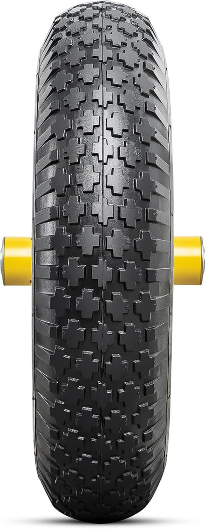 4.80/4.00-8 Tires and Wheels, Replacement Pneumatic Tires 15-Inch Wheel with 5/8" Bearings