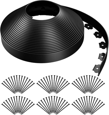 AGTEK Garden Edging 92FT Landscape Edging Kit 2 Inch Height Plastic Garden Border No Dig Lawn