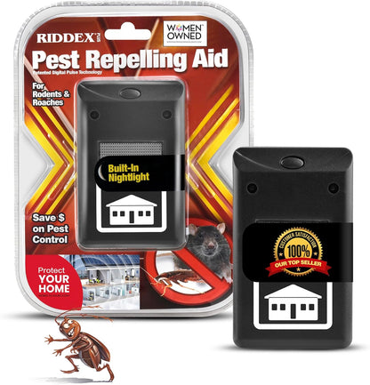 RIDDEX Plus Insect Repellent - Plug in, Mouse Deterrent - Pest Control for Defense Against Rats
