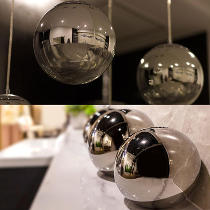 uxcell Gazing Ball 3.15 Inch 80mm Reflective Sphere Polished Hollow Ball, Stainless Steel Gazing