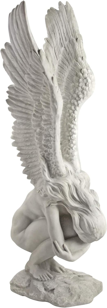 Design Toscano Remembrance and Redemption Angel Religious Indoor/Outdoor Garden Statue, Large 30