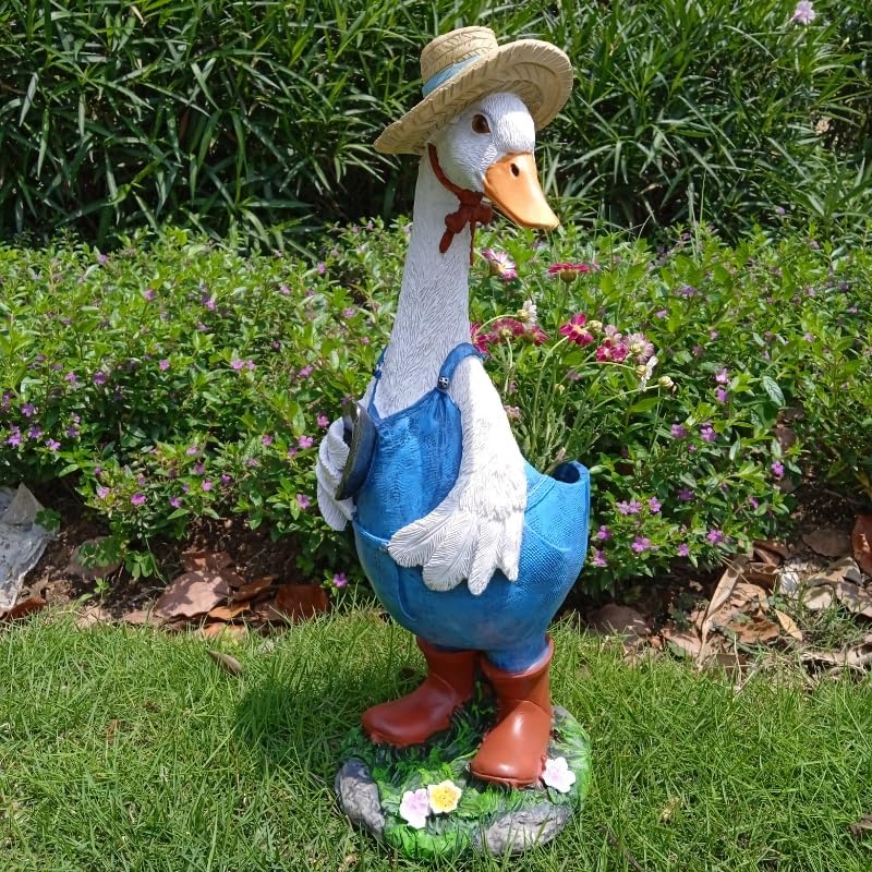 Couple Duck Garden Statue Duck Succulent Plant Flowerpot Goose Flowerpot Indoor and Outdoor Art