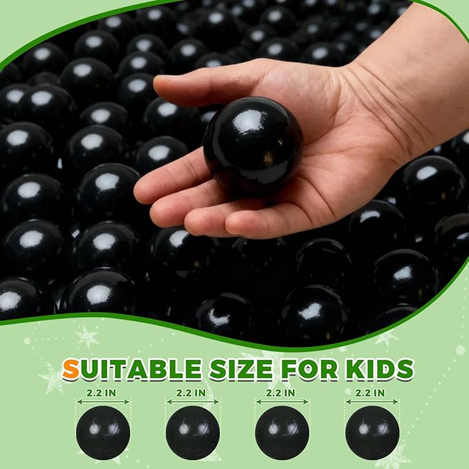 TRENDPLAY Plastic Balls for Ball Pits - Hollow Balls- Safe and Exciting Playtime - Perfect for Baby