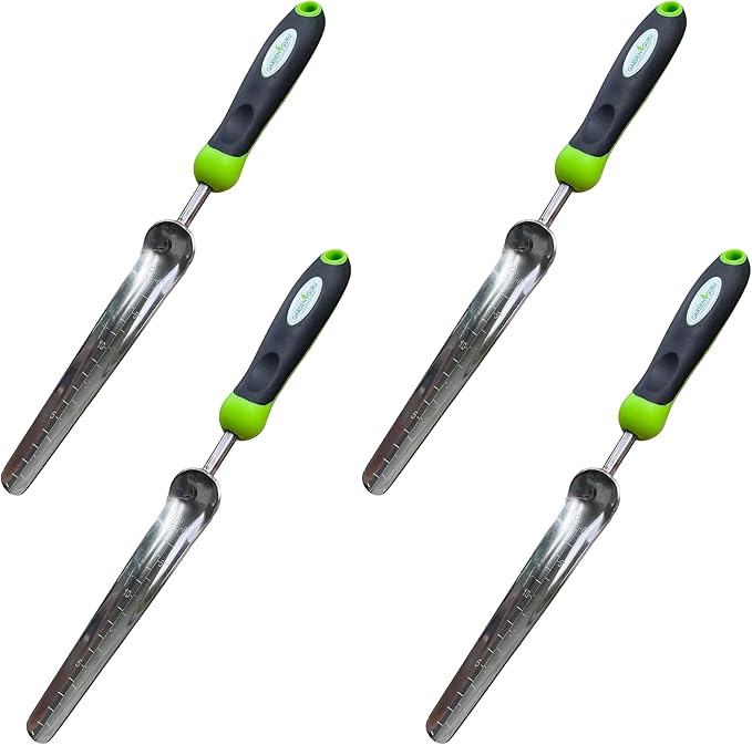 Garden Guru Seed Planting Shovel Trowel Transplanter Widger Stainless Steel Rust Resistant