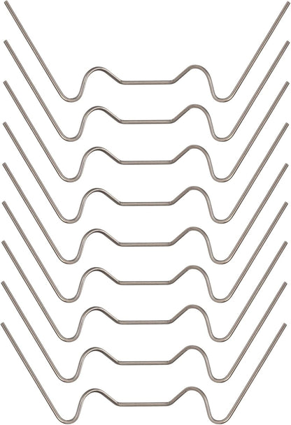100 PCS Greenhouse Glazing Clips, Stainless Steel W Type Clip, Aluminium Greenhouse Care, W-Wire