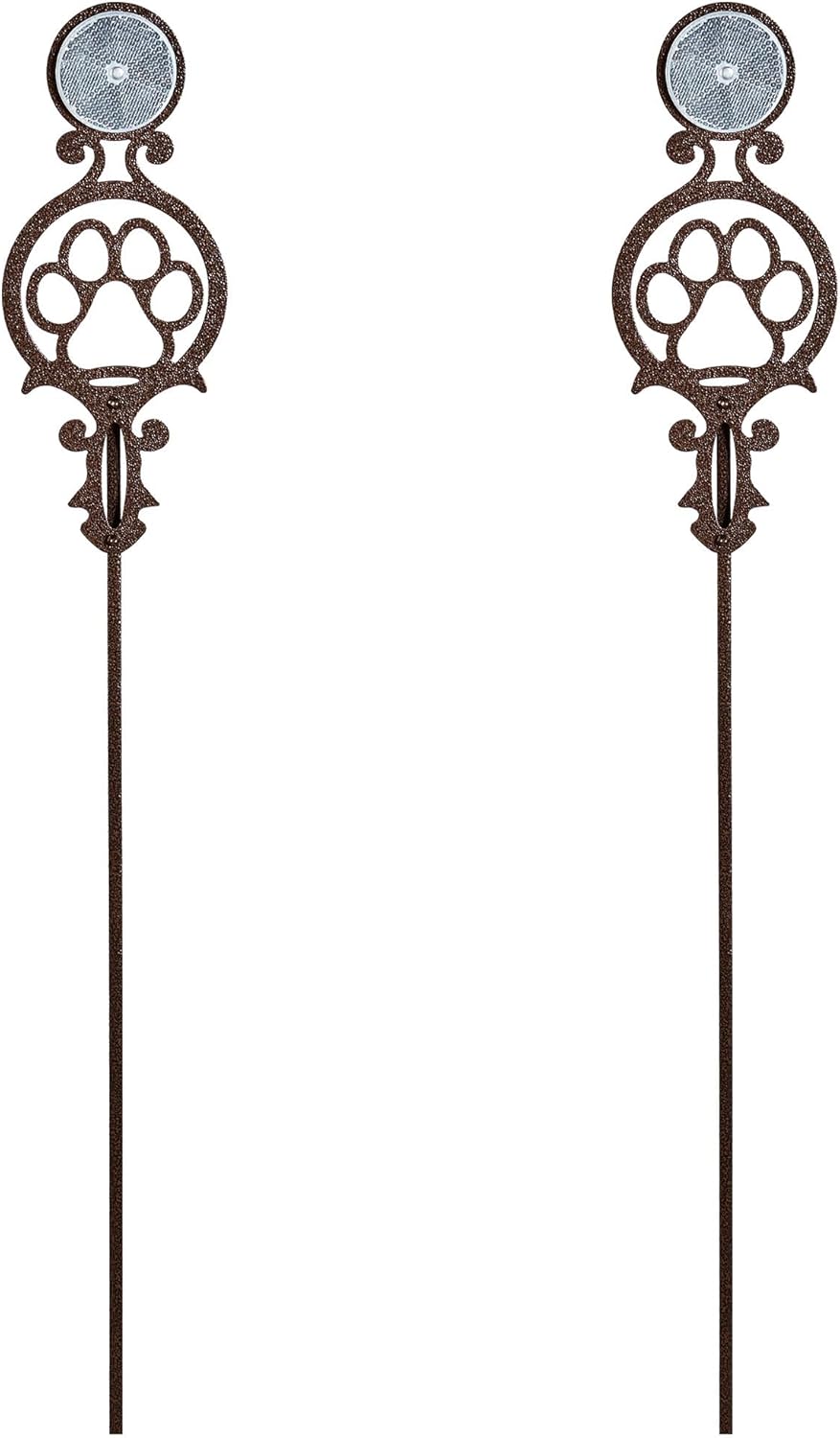 Touch of Class Pathways Reflective Driveway Marker Stake Set of Two for Outdoor Use | Paw Print