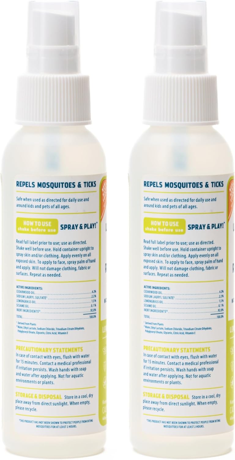 Wondercide - Mosquito, Tick, and Insect Repellent with Natural Essential Oils - DEET-Free Bug Spray