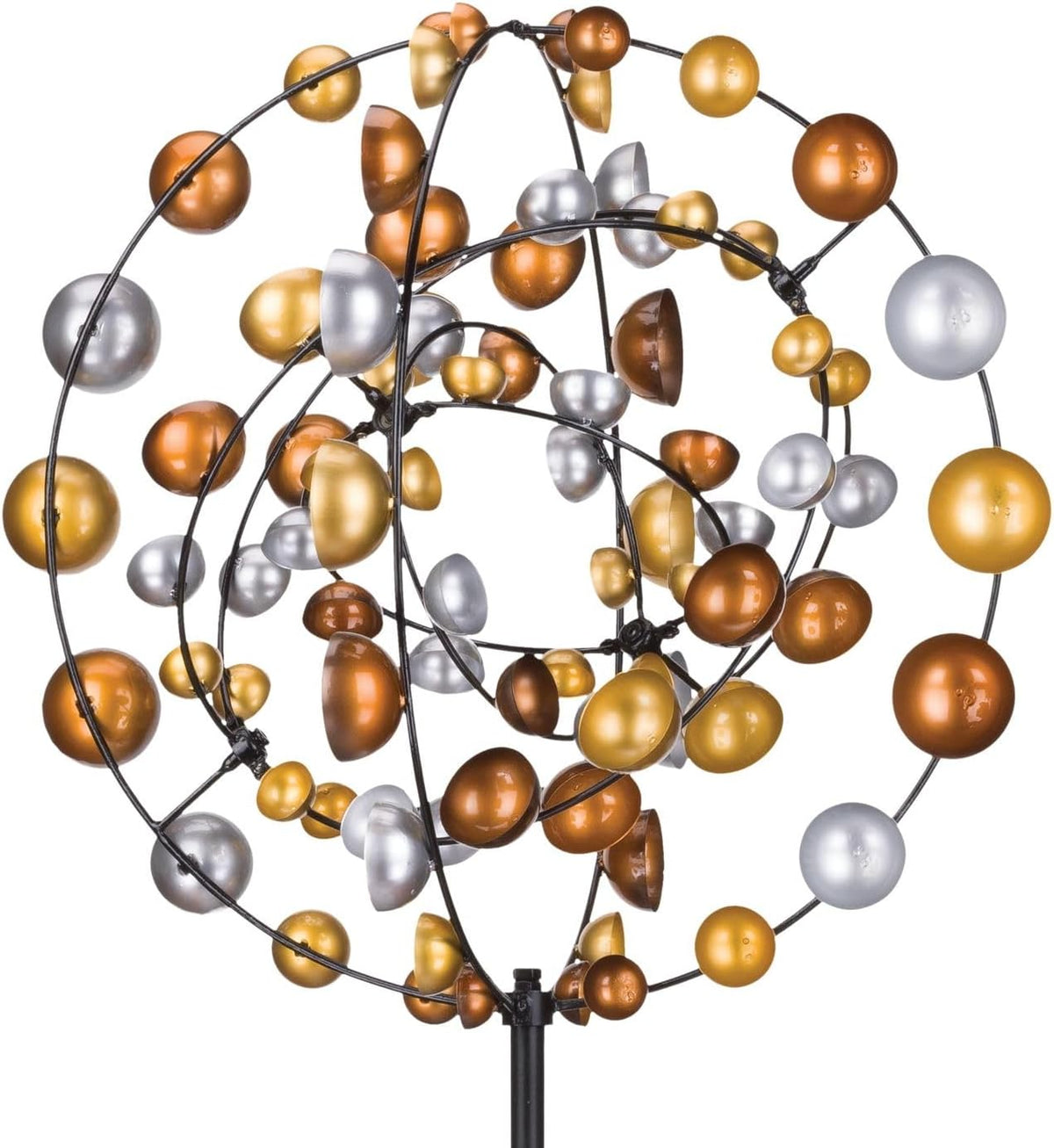 Regal Art & Gift Gyroscope Wind Spinner – Metal Yard Decorations Outdoor | Kinetic Garden Spinner