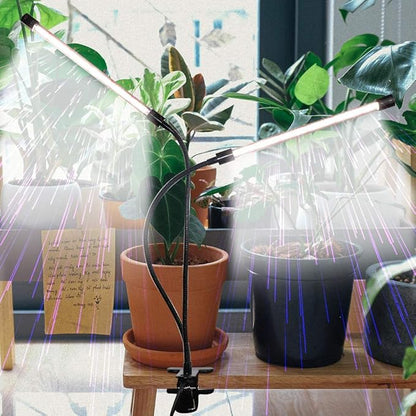 GHodec Grow Light,Full Spectrum White 84 LED Clip Plant Lights for Indoor Plants Growing, 4/8/12H