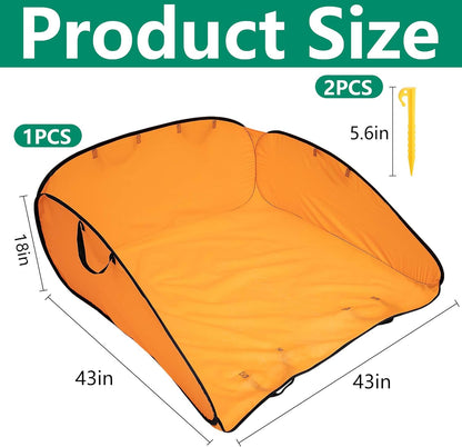 140 Gallon Pop up Leaf Collector, Foldable Lawn Leaf Pick Up Bag Tool, Large Yard Dustpan Type
