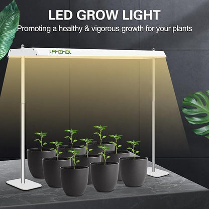 LED Grow Lights for Seed Starting with Stand, 2ft 60W Full Spectrum Seedling Lights Grow Lights for