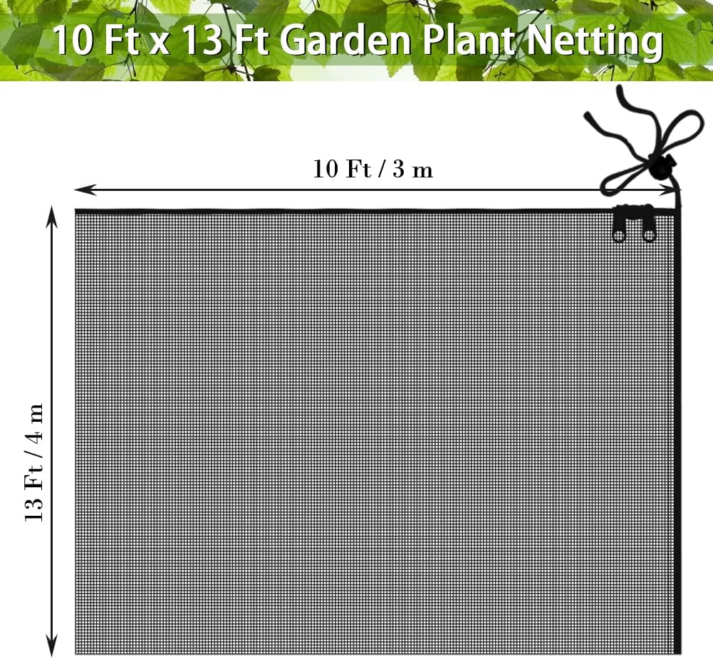 Fruit Tree Netting Covers with Zipper to Protect from Squirrels and Birds Large Netting for Fruit