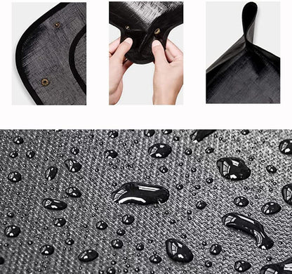 BIUWING 2PCS 39.4" x 39.4" Large Plant Repotting Mat Waterproof Transplanting Mat Indoor Plant