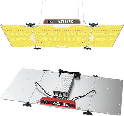 AGLEX K4000 LED Grow Light, 2024 Upgraded Grow Light with Daisy Chain & Dimmable, Full Spectrum