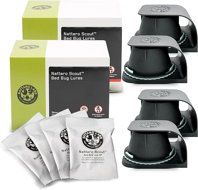 Scout Bed Bug Detection Trap – Non-Toxic Early Monitoring Solution with Patented Pheromone