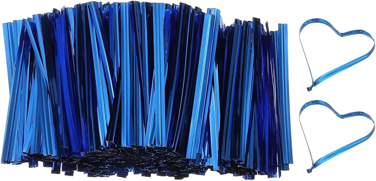 PATIKIL Bag Twist Ties 2 Inch, 800 Pcs Metallic Bread Ties for Treat Plastic Bags Gift Wrapping